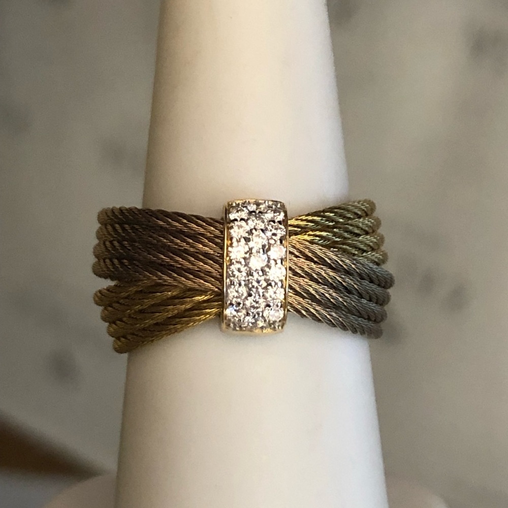 Alor Ring with Diamonds - Picture 2 of 9